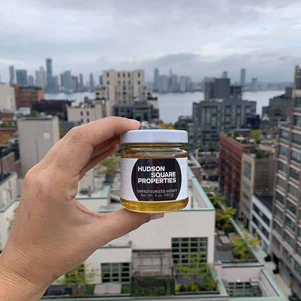 Customized ultra local urban honey harvest